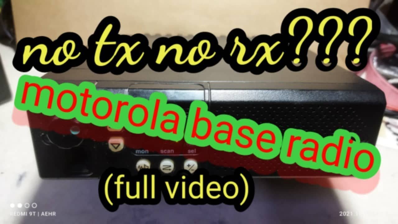 no tx no rx ??? motorola base radio repair [full video]