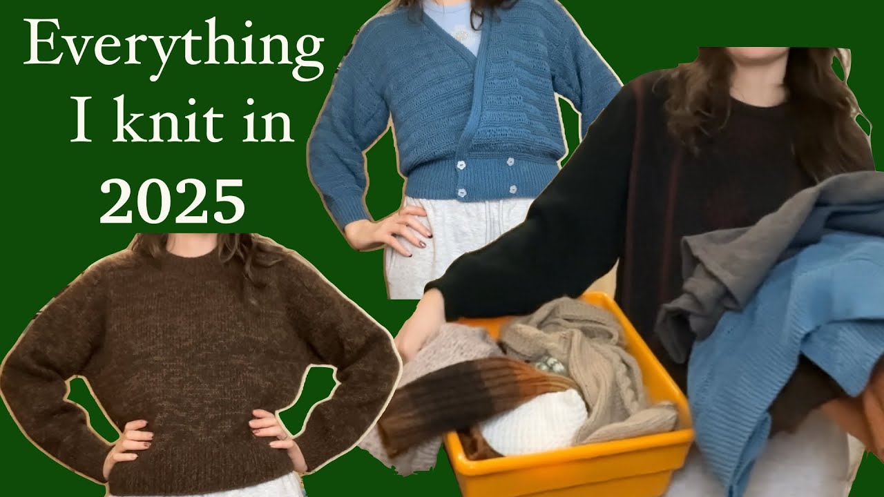 20 Projects?!  •  Everything I Knit in 2025 (with try on) 