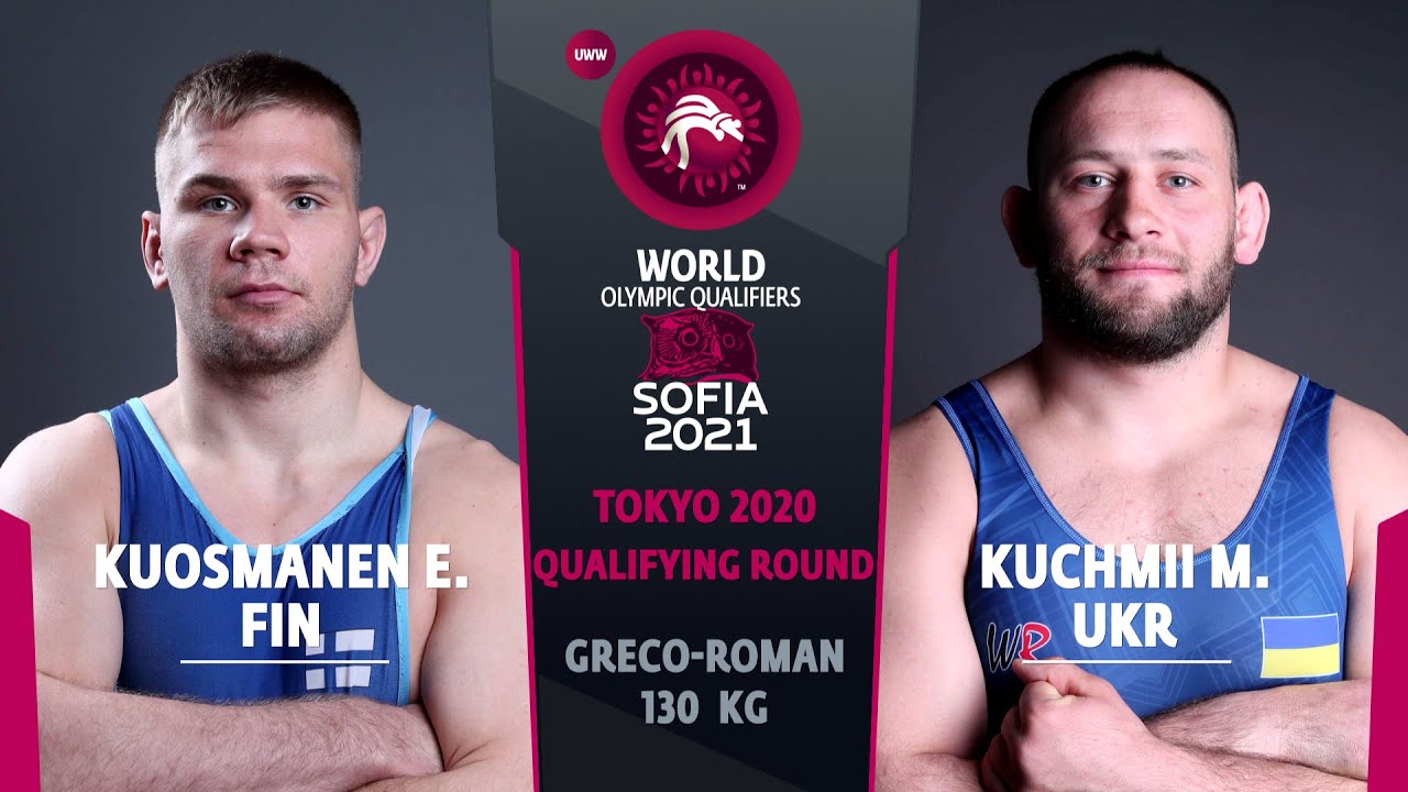 1/2 GR - 130 kg: E. KUOSMANEN (FIN) v. M. KUCHMII (UKR)