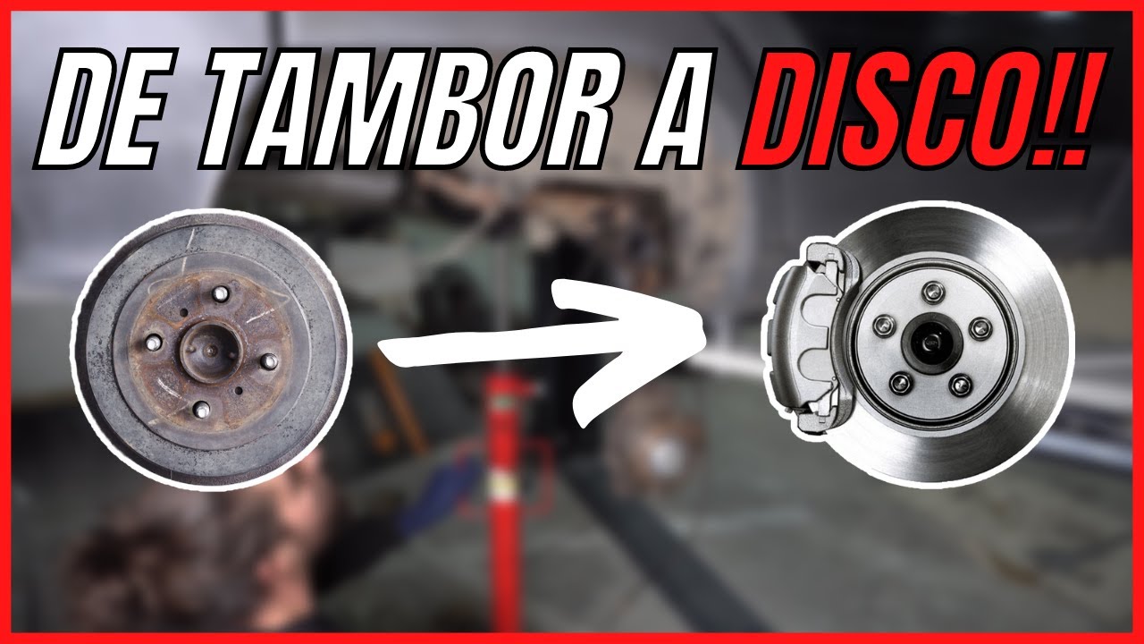 CONVERSIÓN DE FRENO DE TAMBOR A DISCO, QUEDÓ INCREÍBLE!