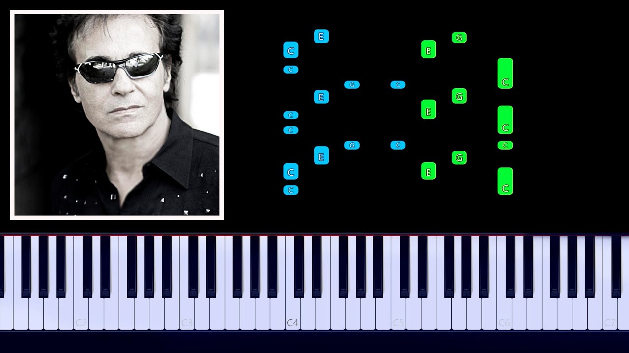 F. R. David - Words (Don't Come Easy) Piano Tutorial