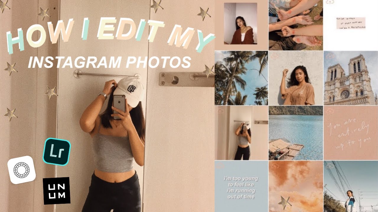 How I edit my Instagram photos + tips !! ( Blue, Peachy Feed )
