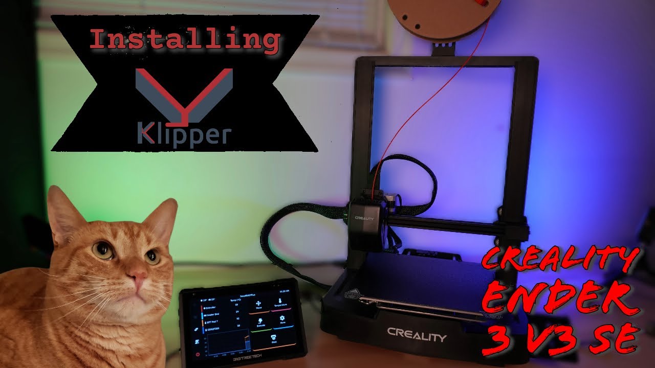 Установка Klipper на Creality Ender 3 v3 SE с помощью BTT Pad7