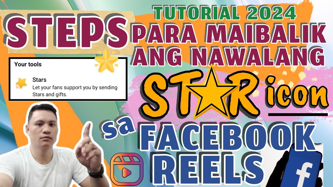 STEPS PARA MAIBALIK ANG NAWALANG STAR ICON SA FACEBOOK REELS | Tutorial 2024