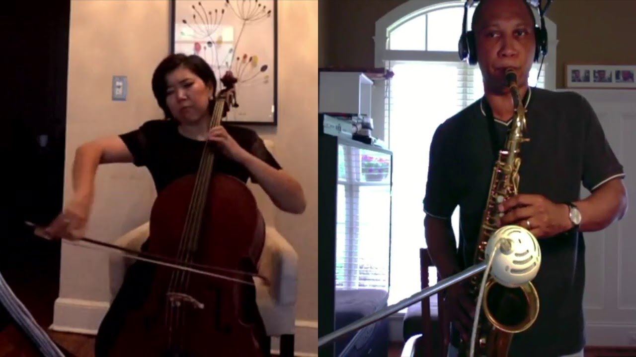 The Prayer - Celine Dion / ft. Josh Groban - (Sax and Cello Duet)