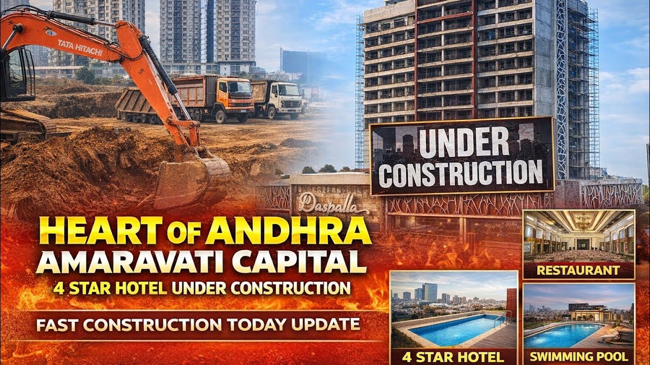Heart of Andhra: Amaravati Capital Mega 4 Star Hotel Project Details!