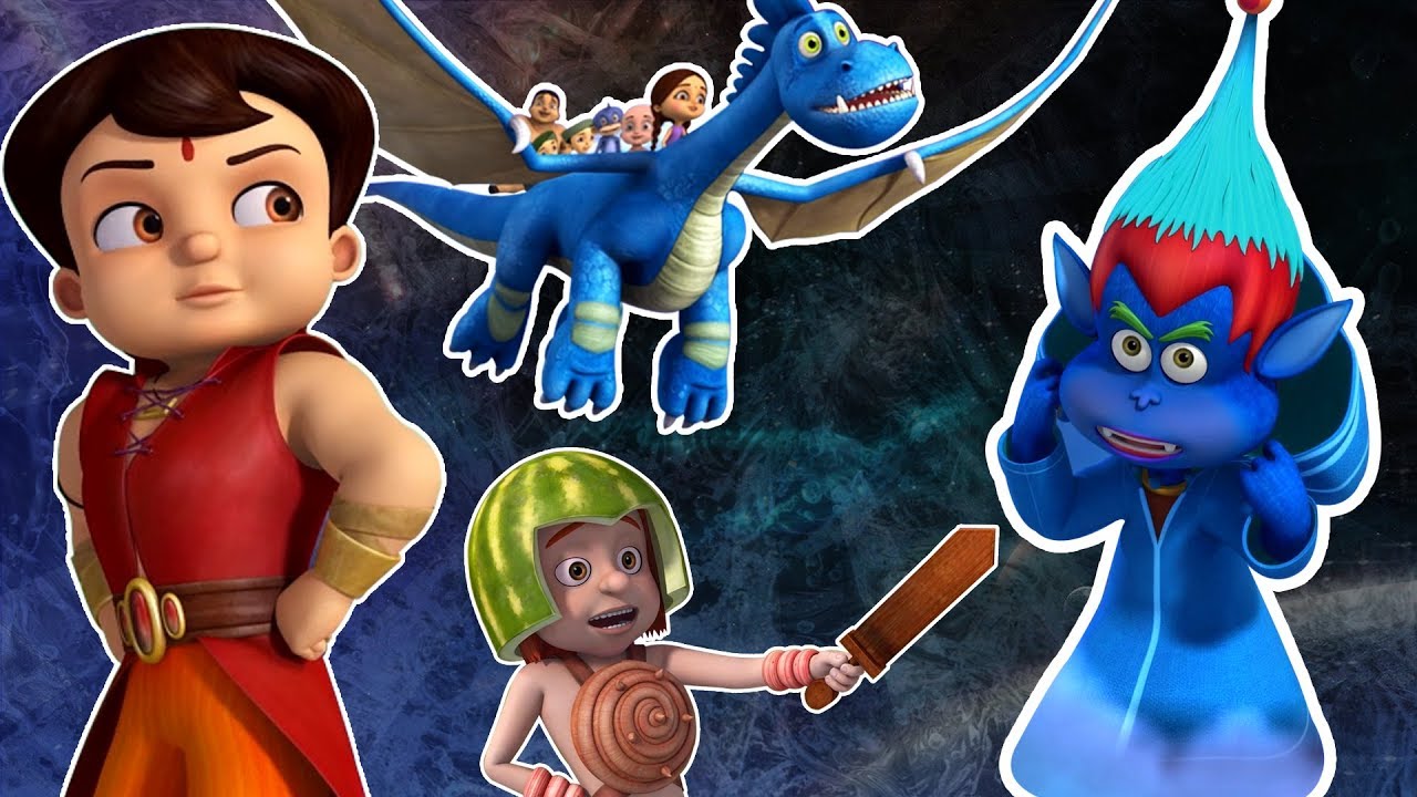 Super Bheem and the Mischievous Alien | Green Gold Kids