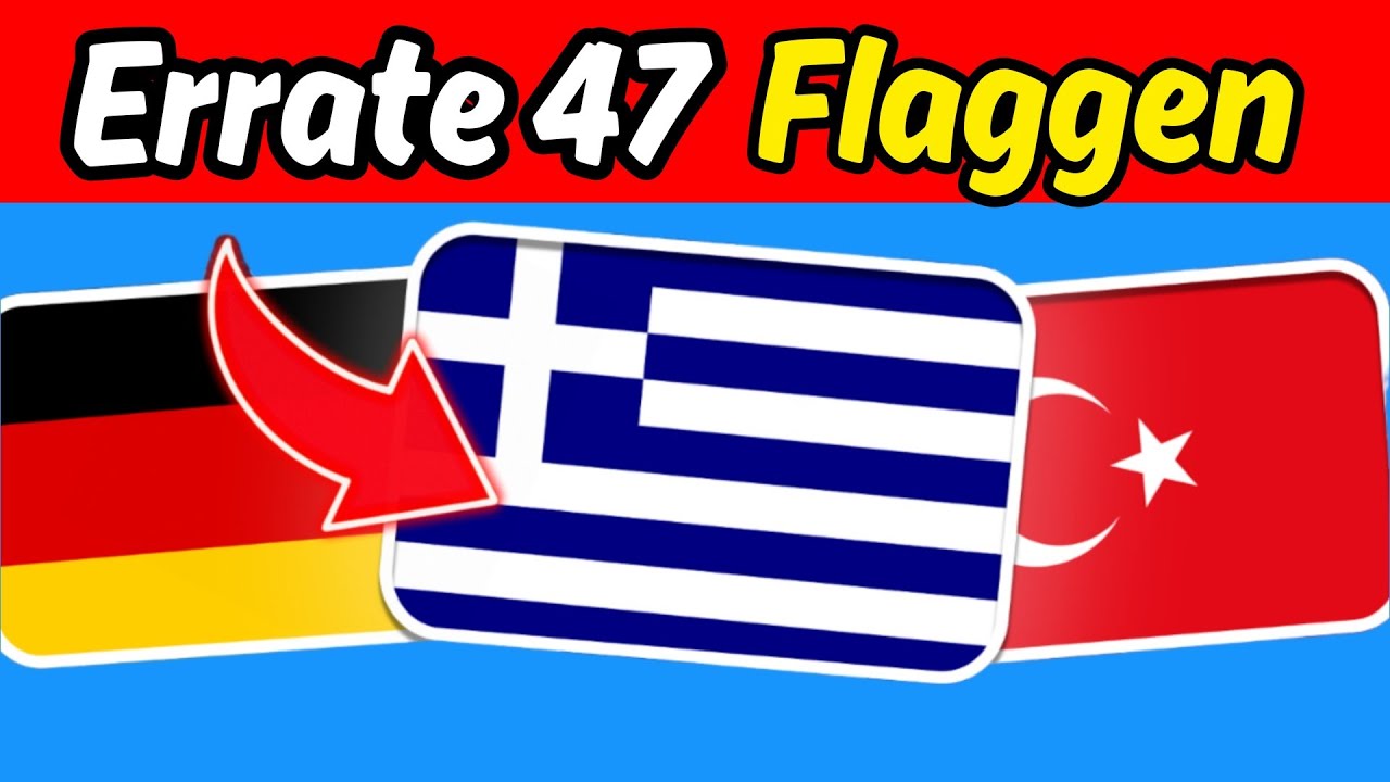 Kannst du alle 47 Flaggen Europas erraten? 🇪🇺 Quiz deutsch 😮