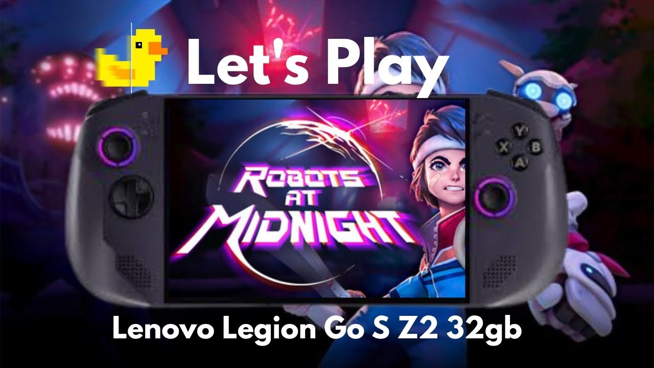 Robots at Midnight | Stylish Sci-Fi Action on Lenovo Legion Go S Z2 (32GB) with Lossless Scaling