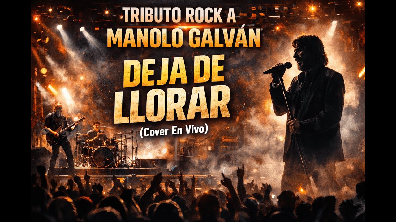 DEJA DE LLORAR POR MI | TRIBUTO ROCK A MANOLO GALVAN (Cover en Vivo)