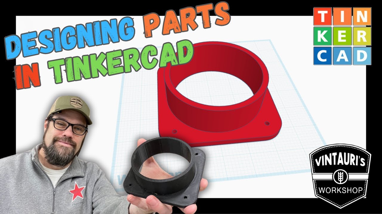 Creating 3D Printed Parts with Tinkercad and the Bambu A1!