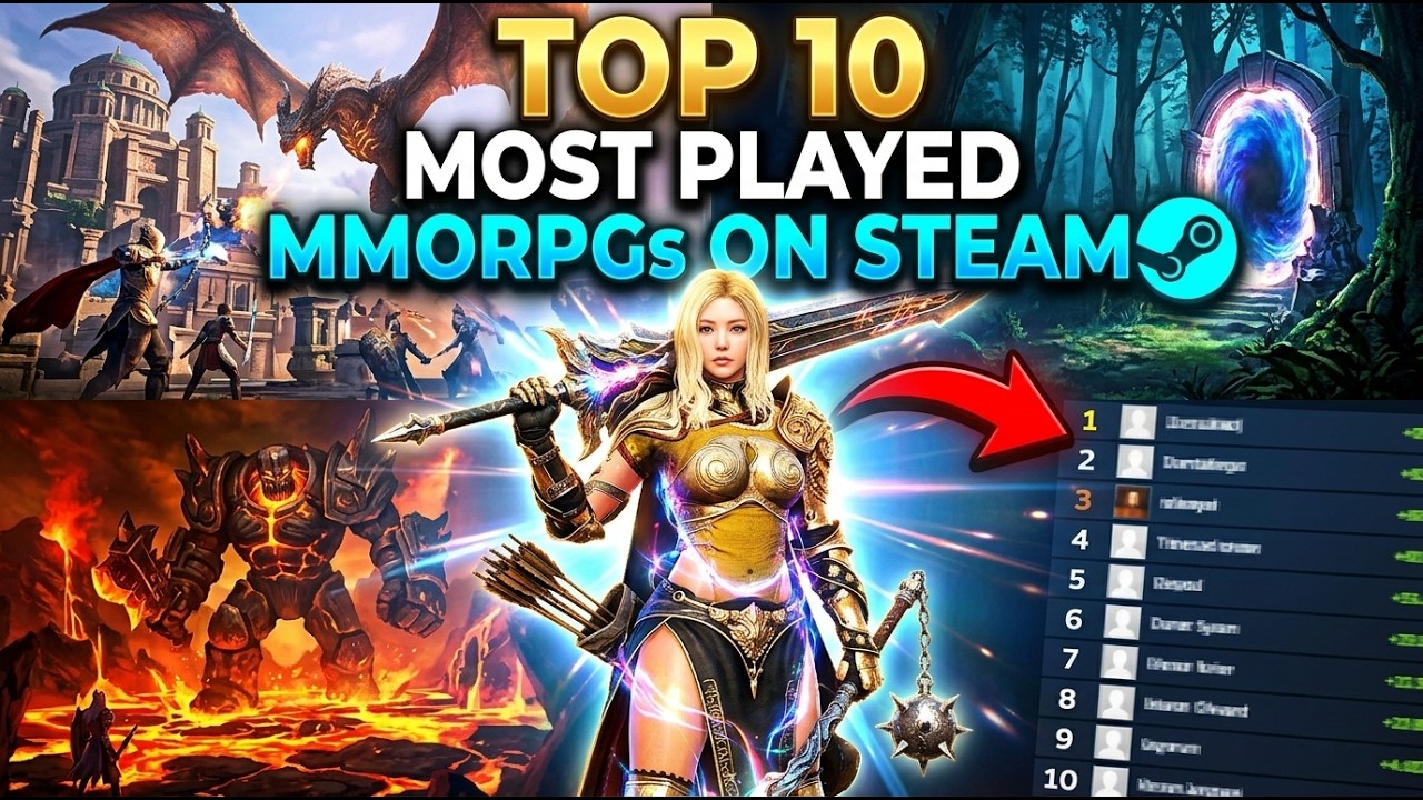 Top 10 Most Played MMORPGs on Steam | Best MMOs in 2026