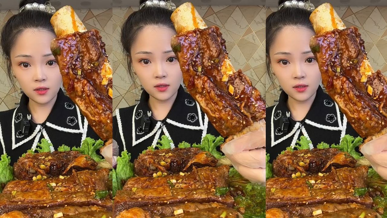 ASMR CHINESE MUKBANG FOOD EATING SHOW | Xiao Yu Mukbang 63