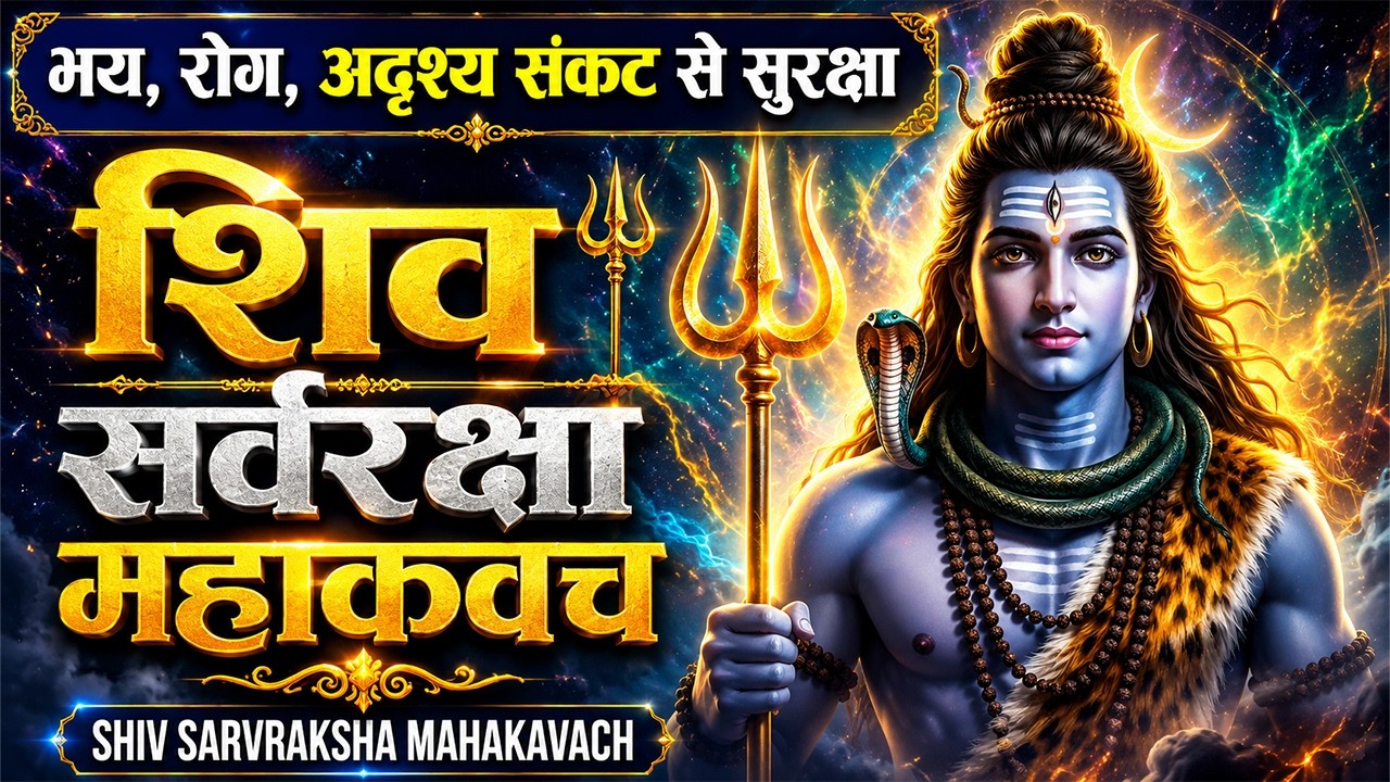 शिव सर्वरक्षा महाकवच | भय, रोग, अदृश्य संकट से सुरक्षा | Shiv Sarva Raksha Maha Kavach