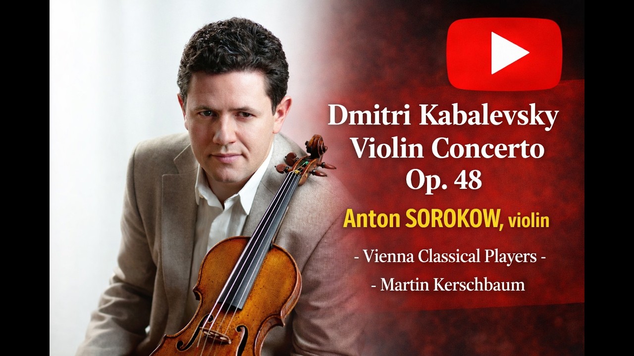 Anton Sorokow plays Kabalevsky Violin Concerto op. 48