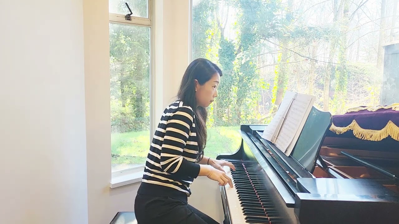 Piano: 그가 찔림은 He Was Pierced 진선미 (진선미.홍지열 4부 찬양집 The Way) 4부성가 피아노 반주