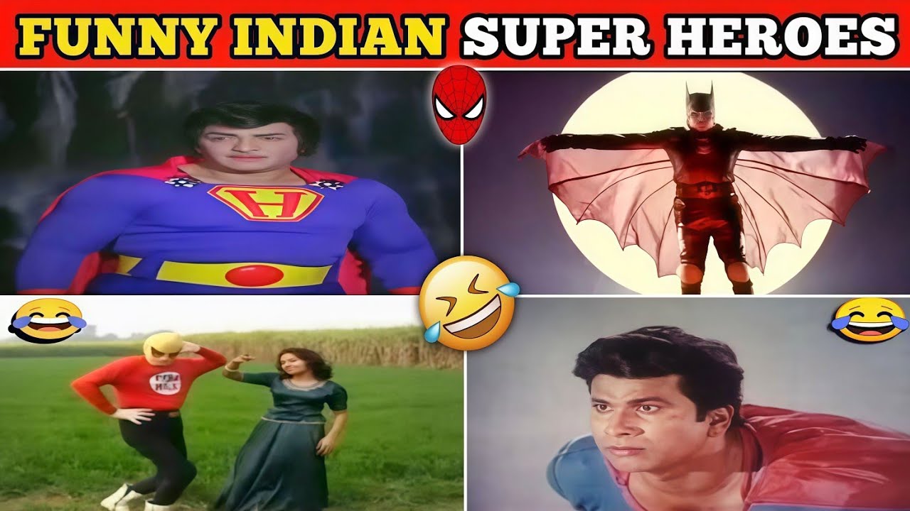 Most Funniest Super Heroes Of India | Funny Indian Bollywood Superheroes 😅