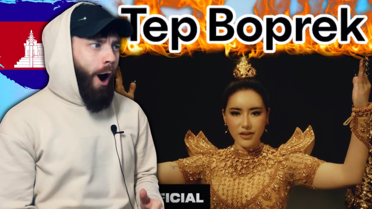 TeddyGrey Reacts to 🇰🇭 TEP BOPREK - ចតុរង្គគុនខ្មែរ ( Official M/V ) | UK 🇬🇧 REACTION