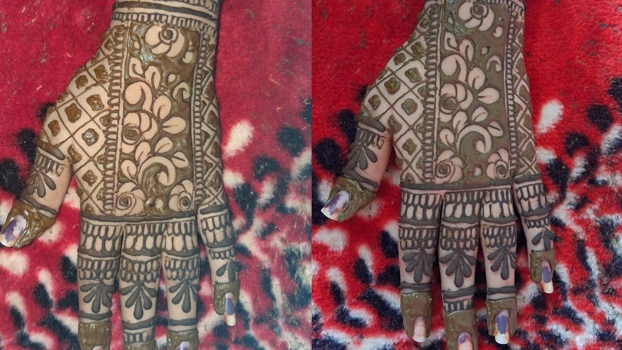 Very beautiful stylish mehndi design for back hand | Easy mehandi design | mehndi ka design 