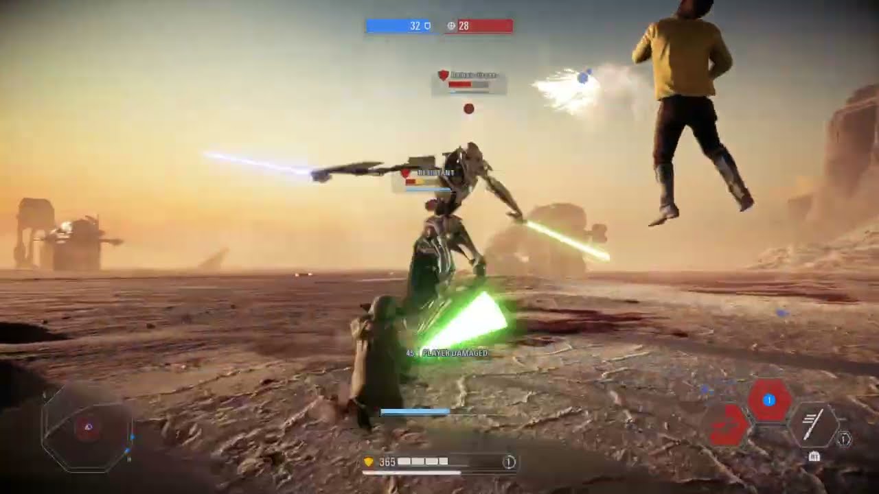 Good Yoda Grievous Scuffle, Dark and Light Collide