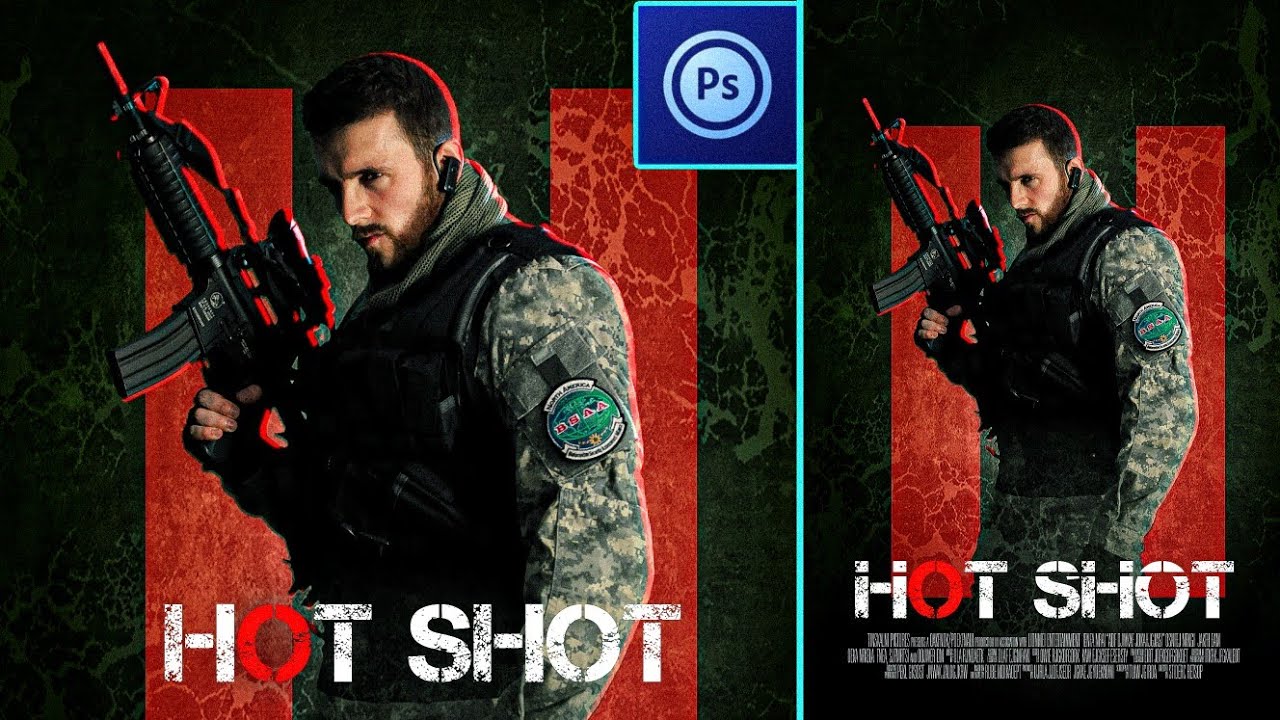 PS Touch MOVIE Poster Design | ps touch tutorials