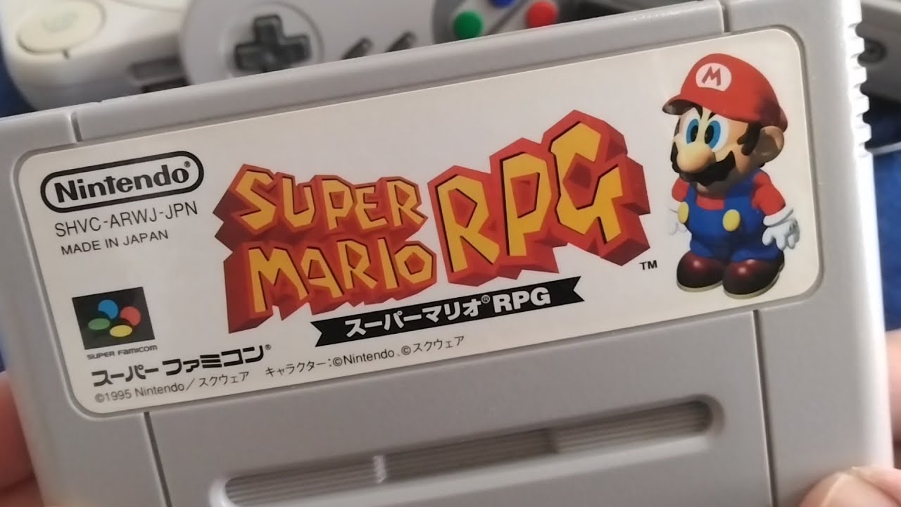 スーパーマリオRPGを起動確認してやってみる