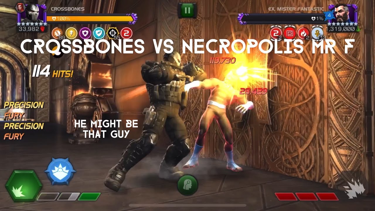 Crossbones Solos Necropolis Mr Fantastic! Over 2 Million Damage Per Minute!