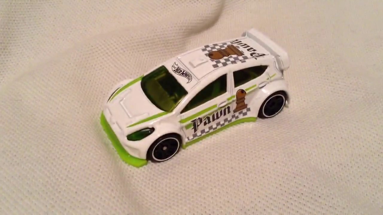 Hot Wheels 2012 Ford Fiesta (2018 Checkmate - Pawn | White Recolor)