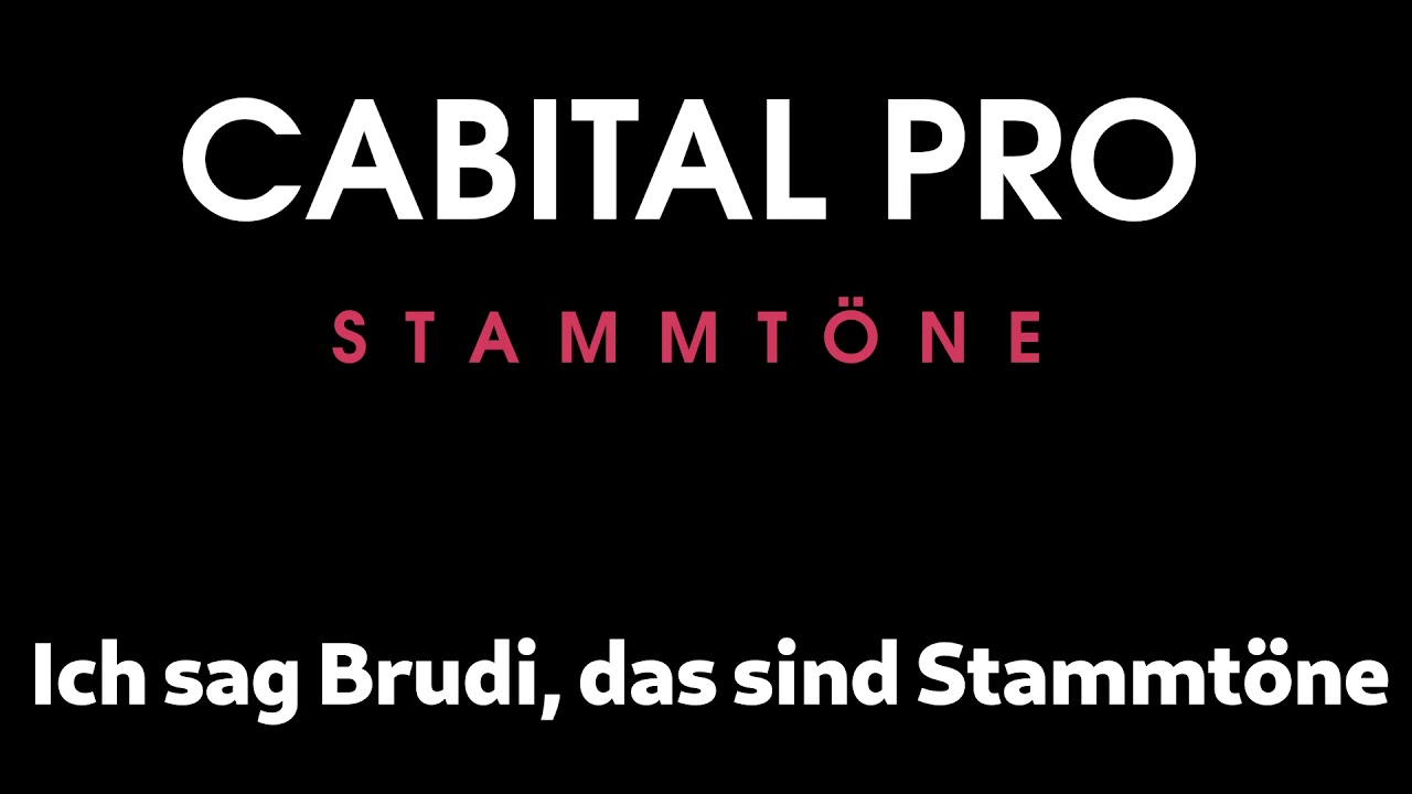 cABItal Pro - Stammtöne