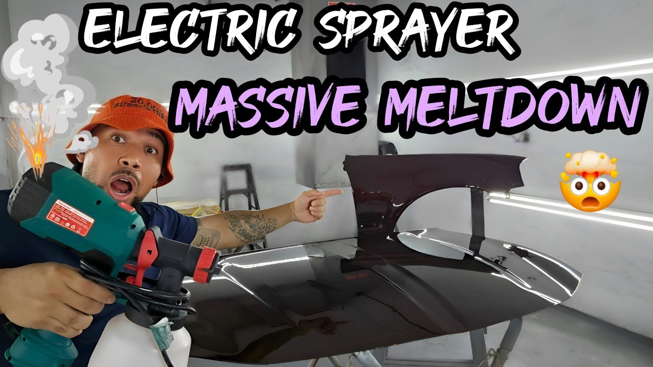 The only way to get 100% FLAWLESS CLEAR COAT from an electric spray gun is to FLOW COAT that sucker!