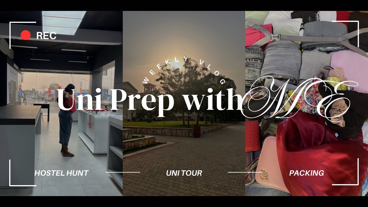 GRWM FOR UNIVERSITY🤗: hostel hunt,Uni tour,medical check ups,packing,etc