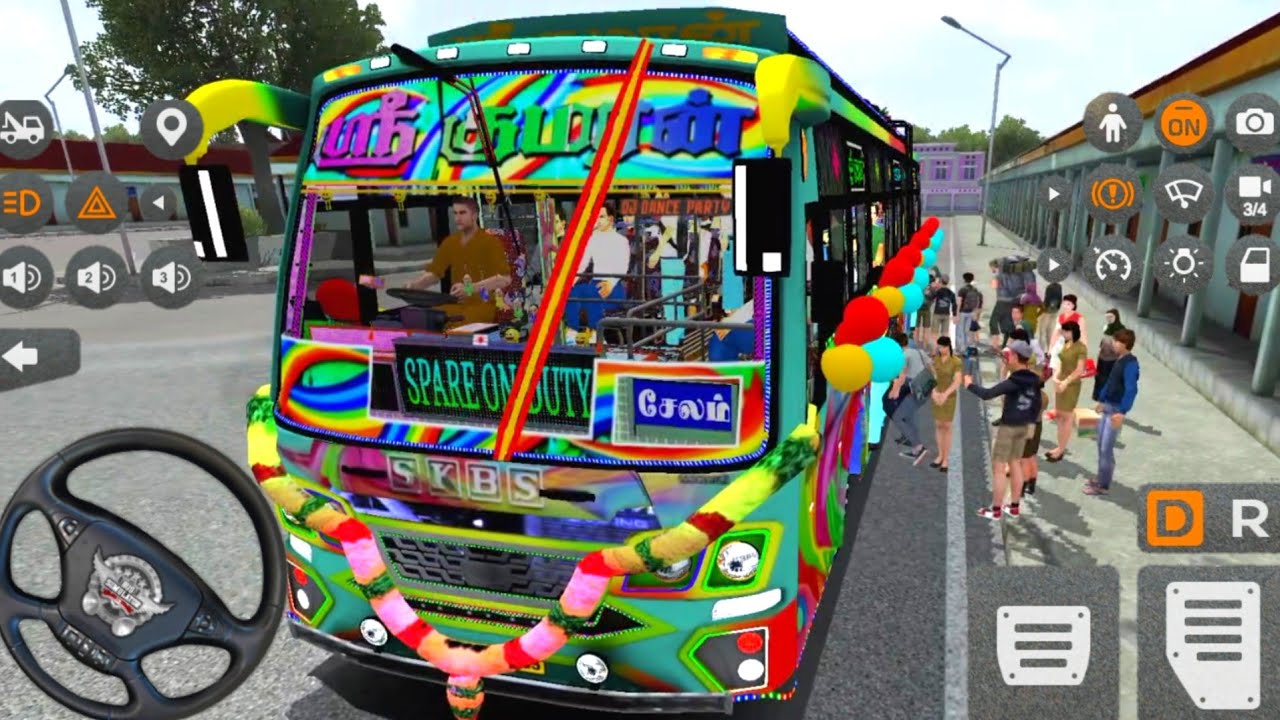 💥 Bus Simulator Indonesia One Location Another Destination Passenger Transport Gameplay Video
