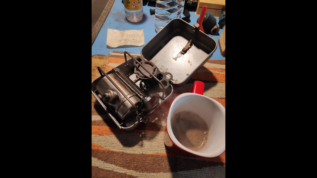 Vintage Russian USSR army 1982 camping stove & grill PT-1 today called PRIMUS or Optimus 8r