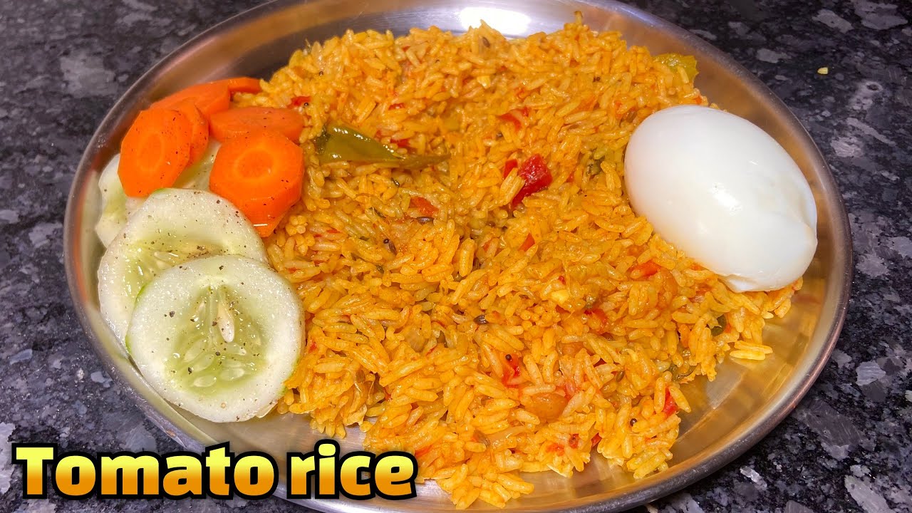 தக்காளி சாதம் சிம்பிளா குக்கர்ல செஞ்சி பாருங்க👌🔥/ thakkali sadam in cooker / lunch box in tamil