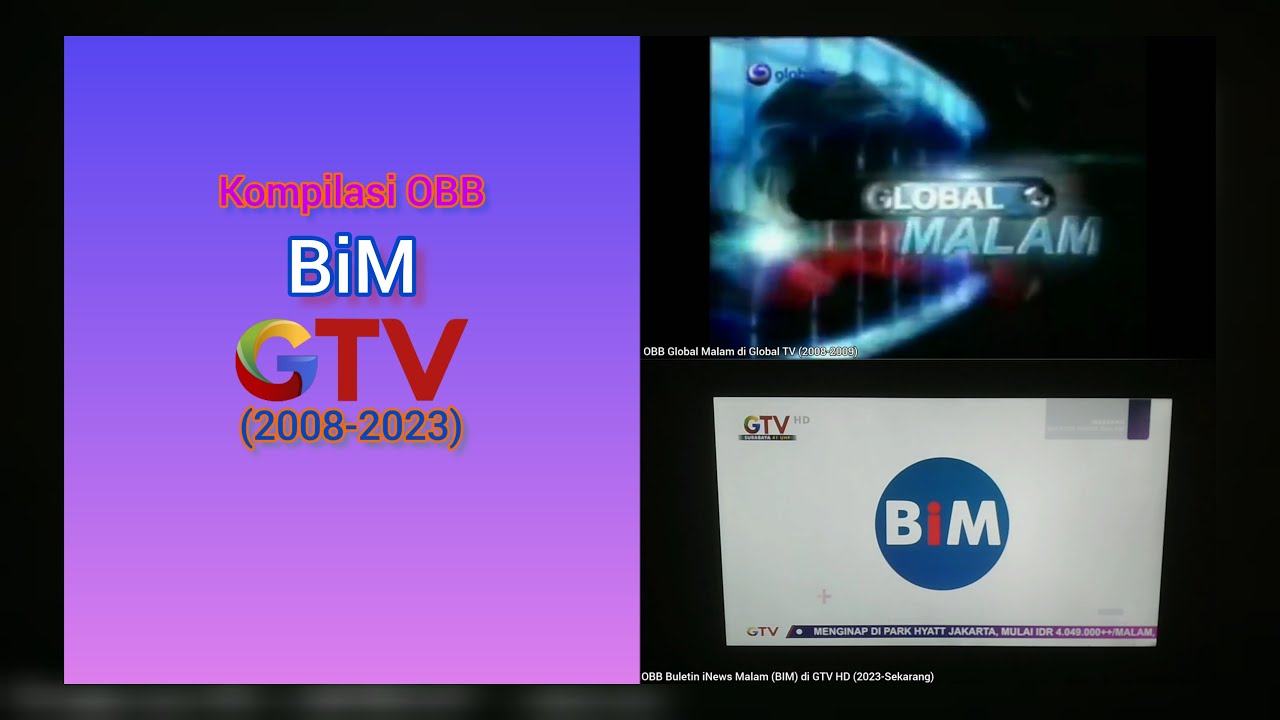 Kompilasi OBB Buletin iNews Malam (BIM) di GTV (2008-2023)