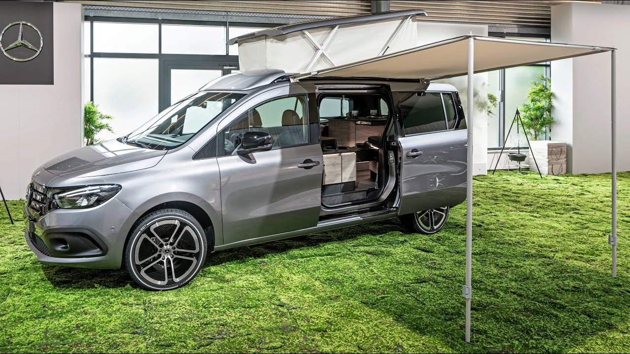 New Mercedes-Benz EQT Marco Polo Concept 2023 | FIRST LOOK, Exterior, Interior & Camping Equipment