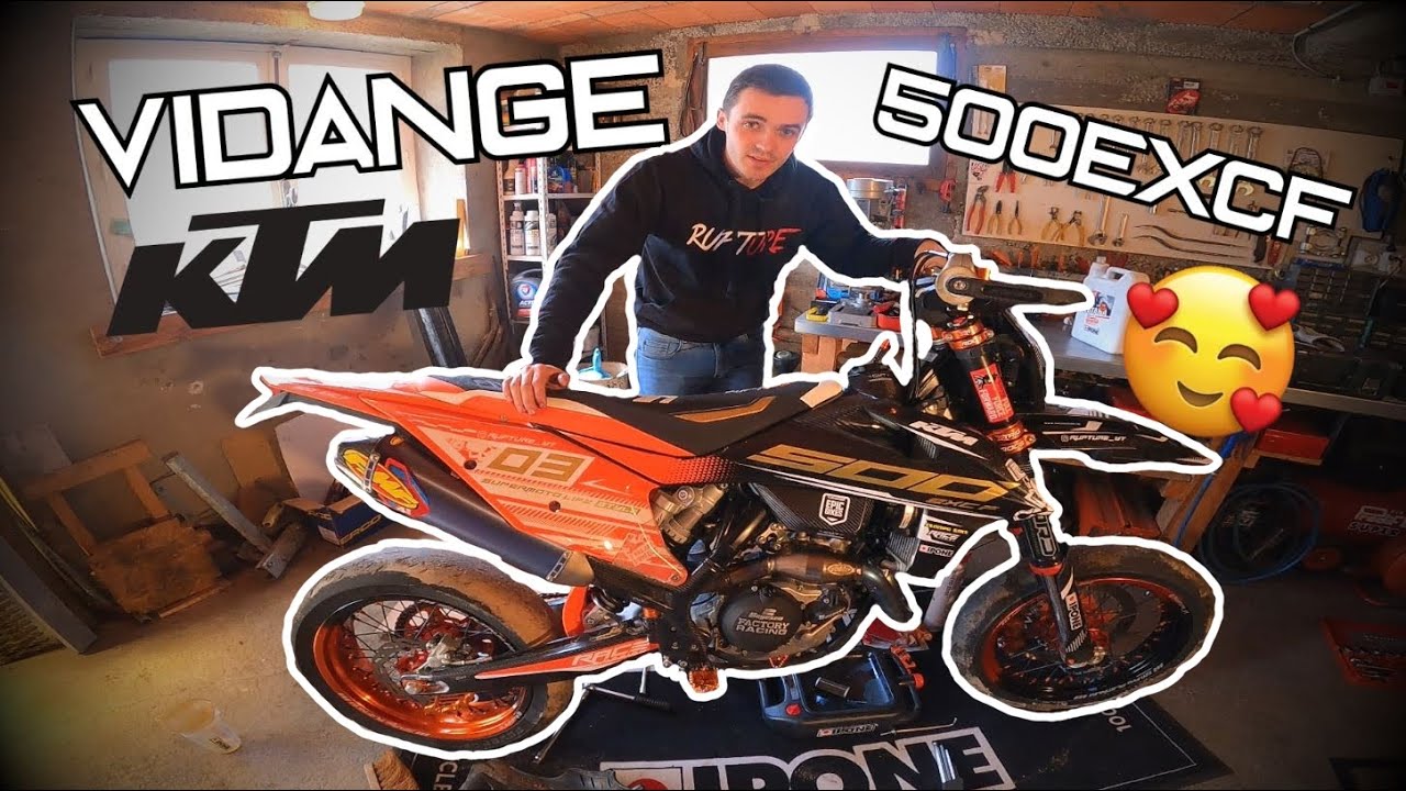 VIDANGE KTM 500 EXC-F, UN PEU D'ENTRETIEN !
