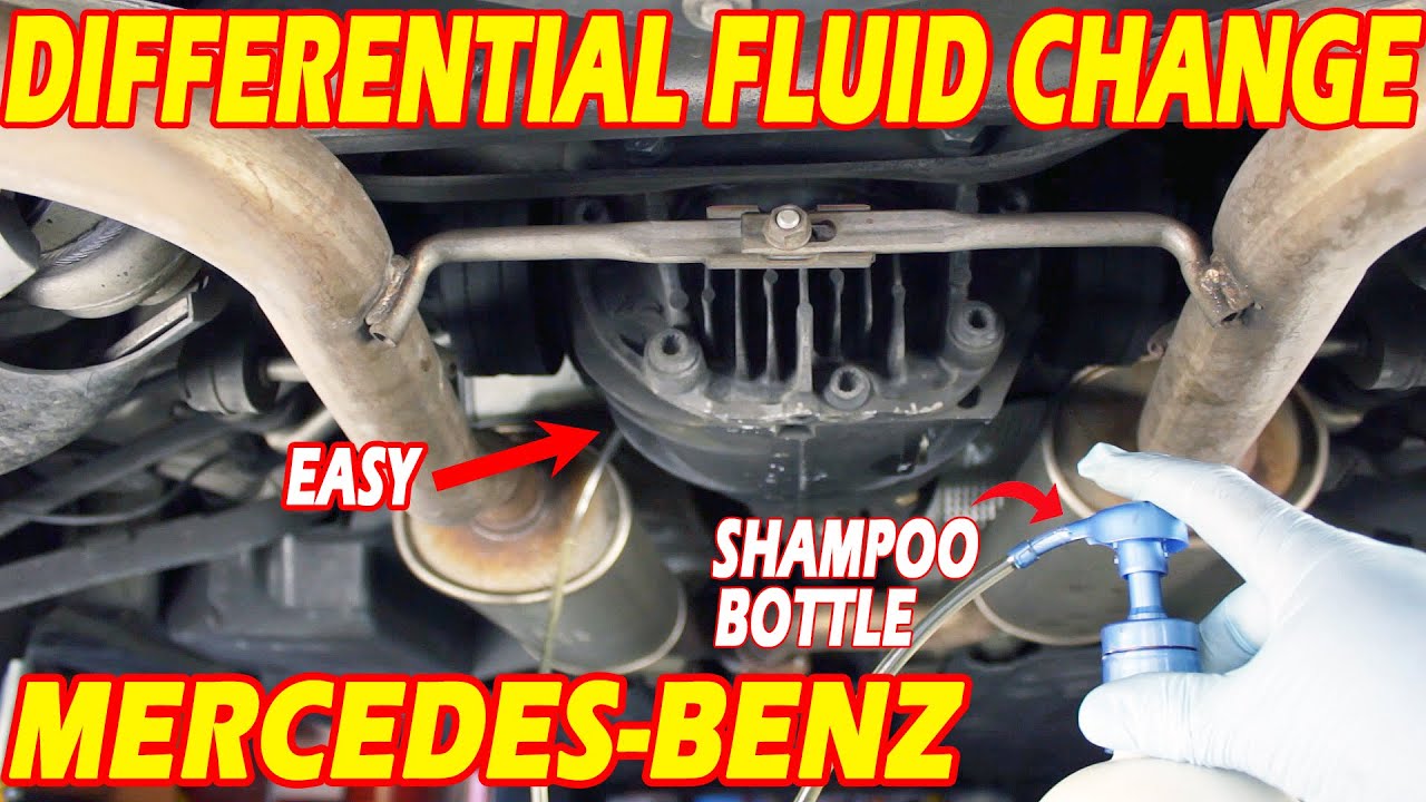 How To Change Rear DIFFERENTIAL Fluid | Mercedes Benz S Class S500 W220 | EASY!