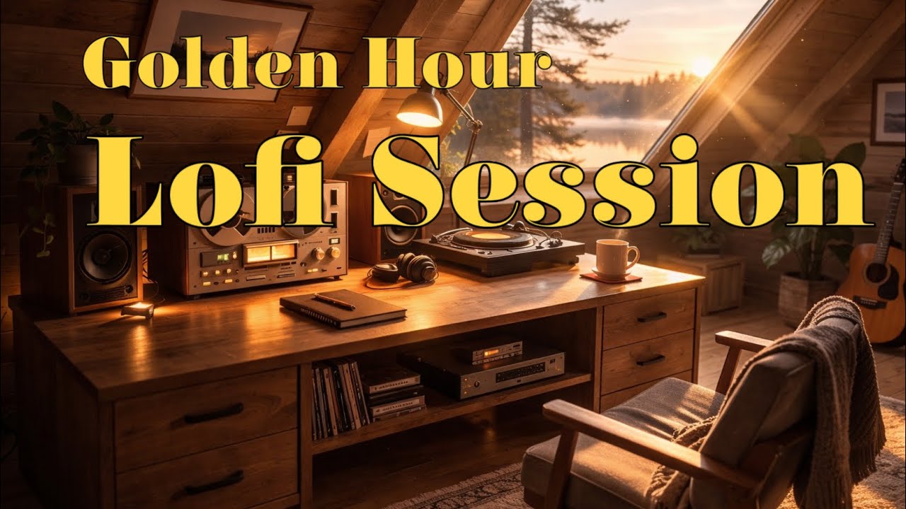 Golden Hour Lofi Session — 1 Hour Retro Lofi Beats for Study & Relax