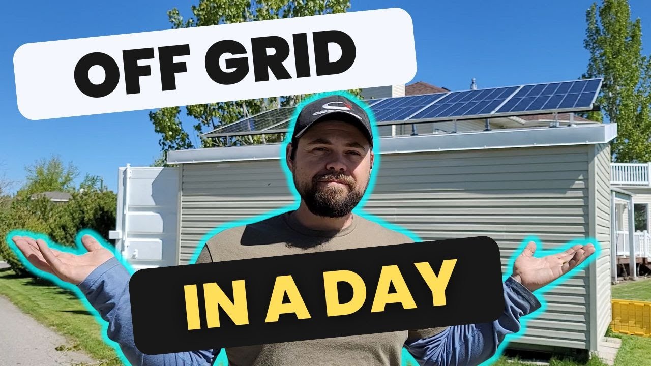 RIDICULOUSLY Easy DIY Off Grid House
