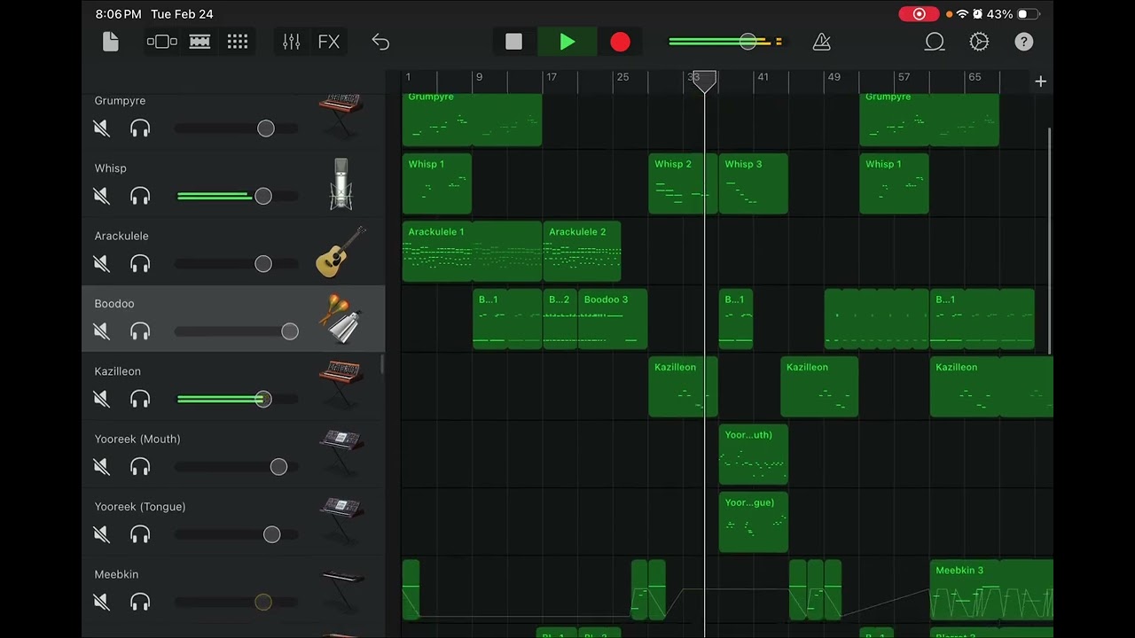 Shadow Island GarageBand Cover