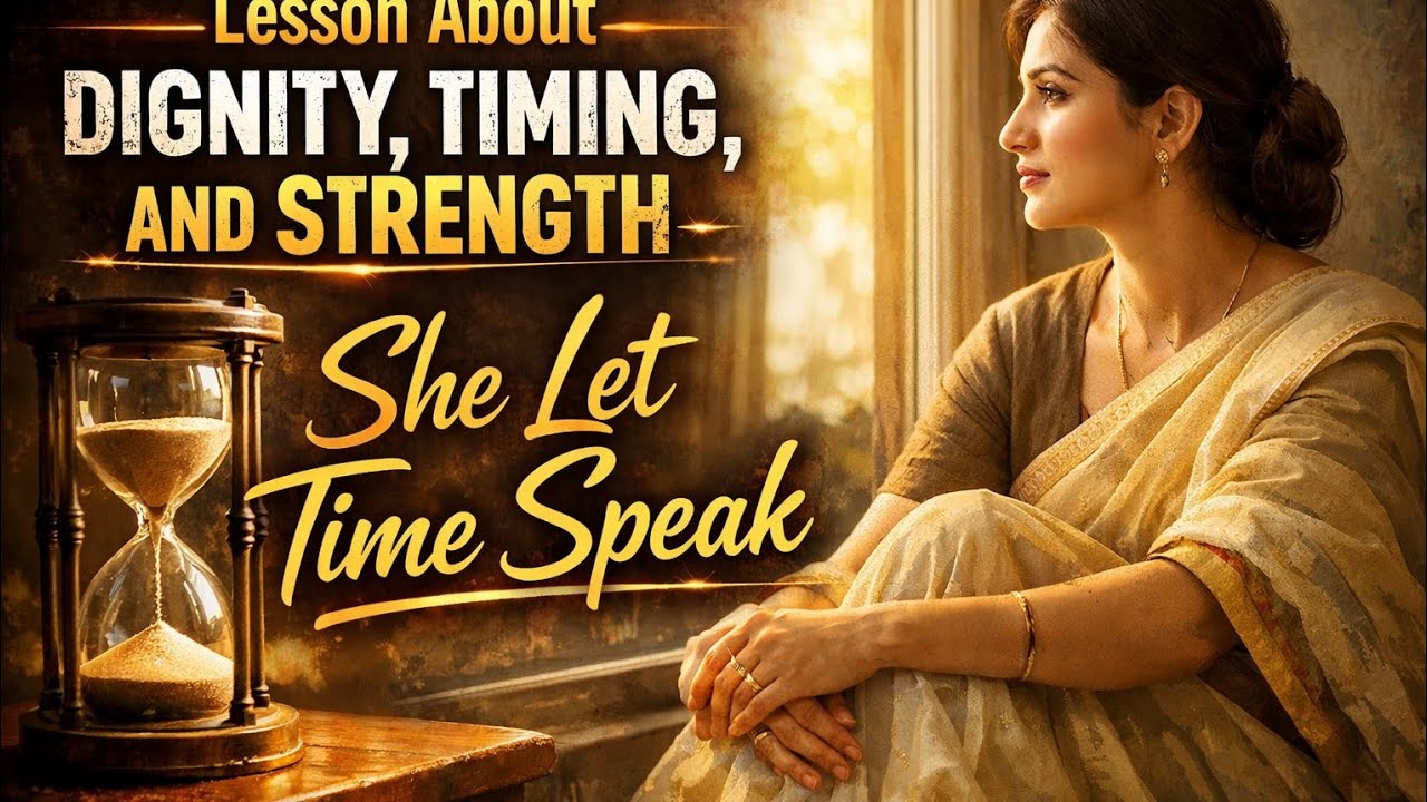 Lesson About Dignity, Timing, and Strength—She Let Time Speak