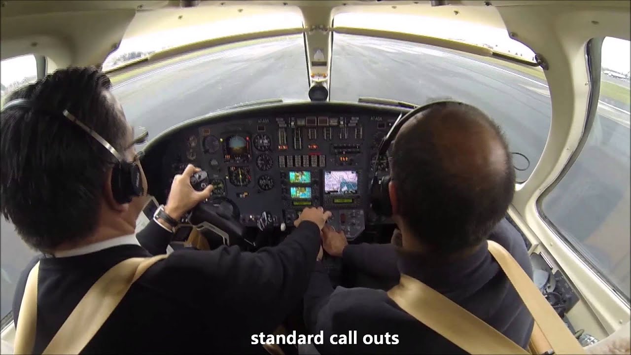 C501SP crosswind takeoff at EGPK Prestwick - watch the crab angle!