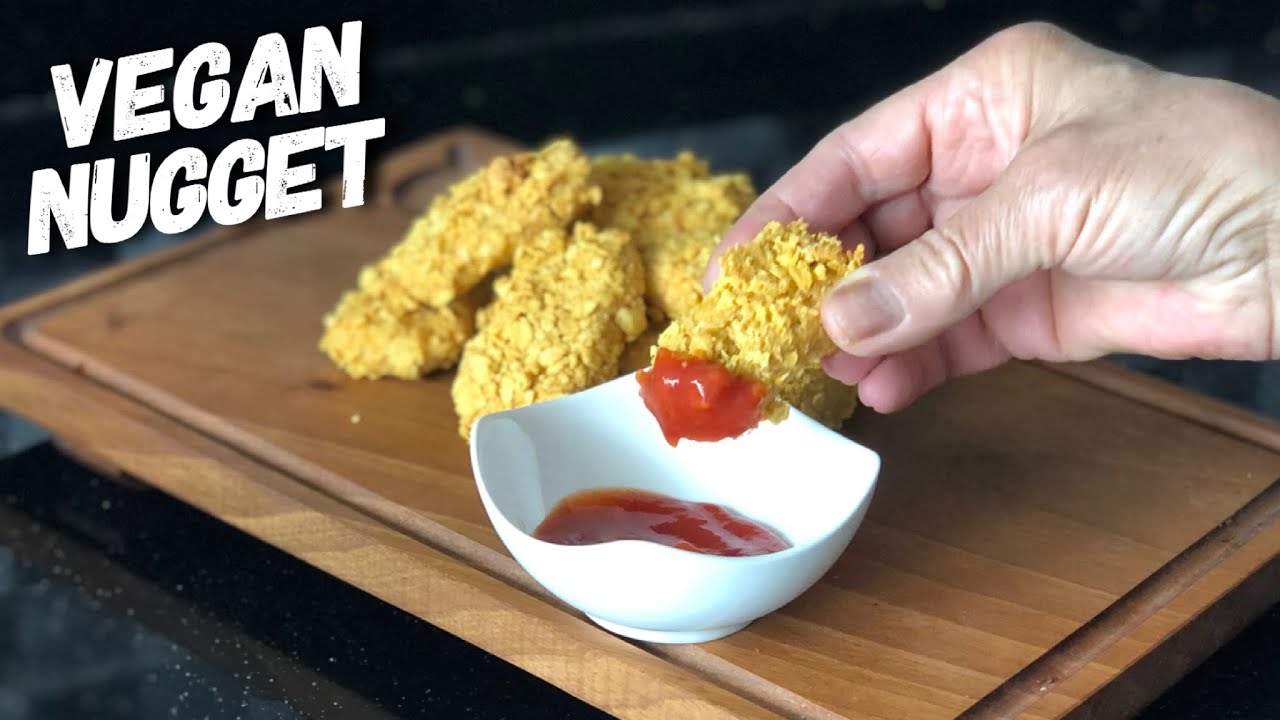 VEGAN NUGGET TARİFİ | SAĞLIKLI VE AŞIRI KOLAY BİR TARİF 💯