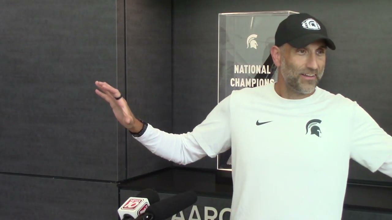 Michigan State defensive coordinator Joe  Rossi training camp update '25