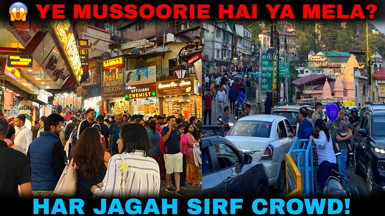 Mussoorie Me Aaj Crowd Ka Ye Andaz Dekh Sab Hairan 😱 | Mussoorie Today Update 2026 | Live Vlog