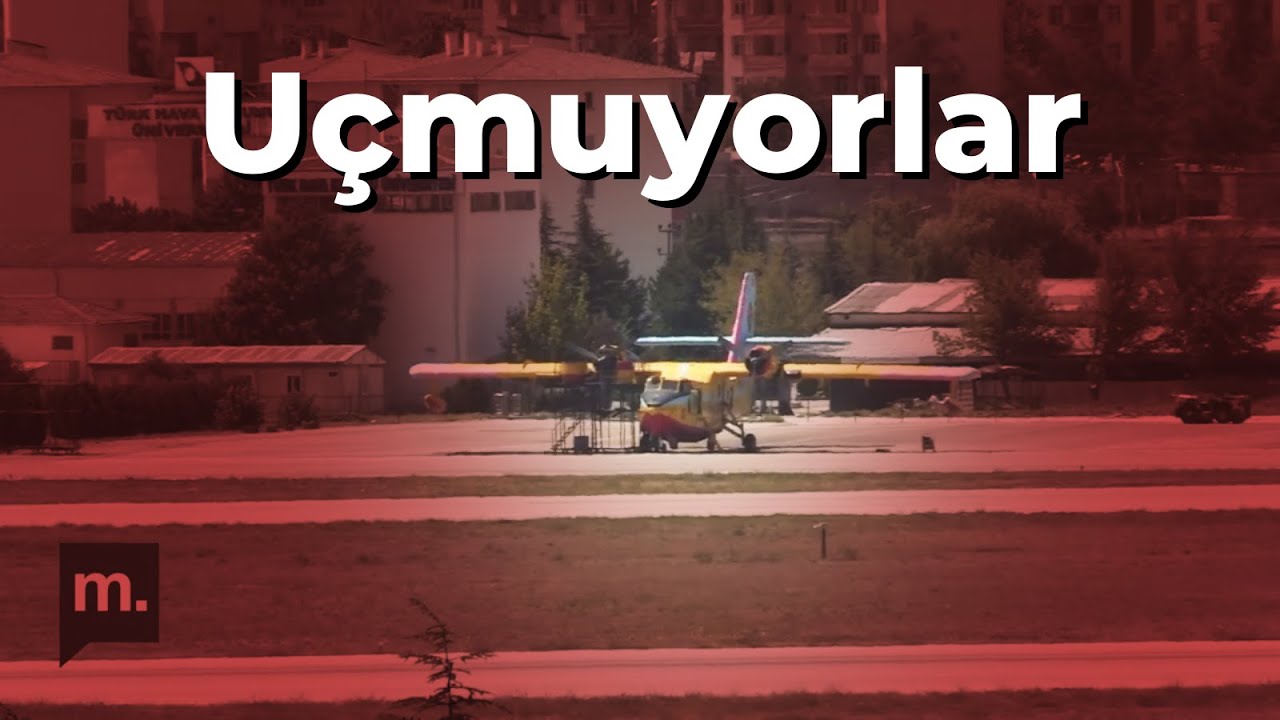 Uçmuyorlar: Medyascope THK'nın hangarda bekletilen yangın söndürme uçaklarını görüntüledi