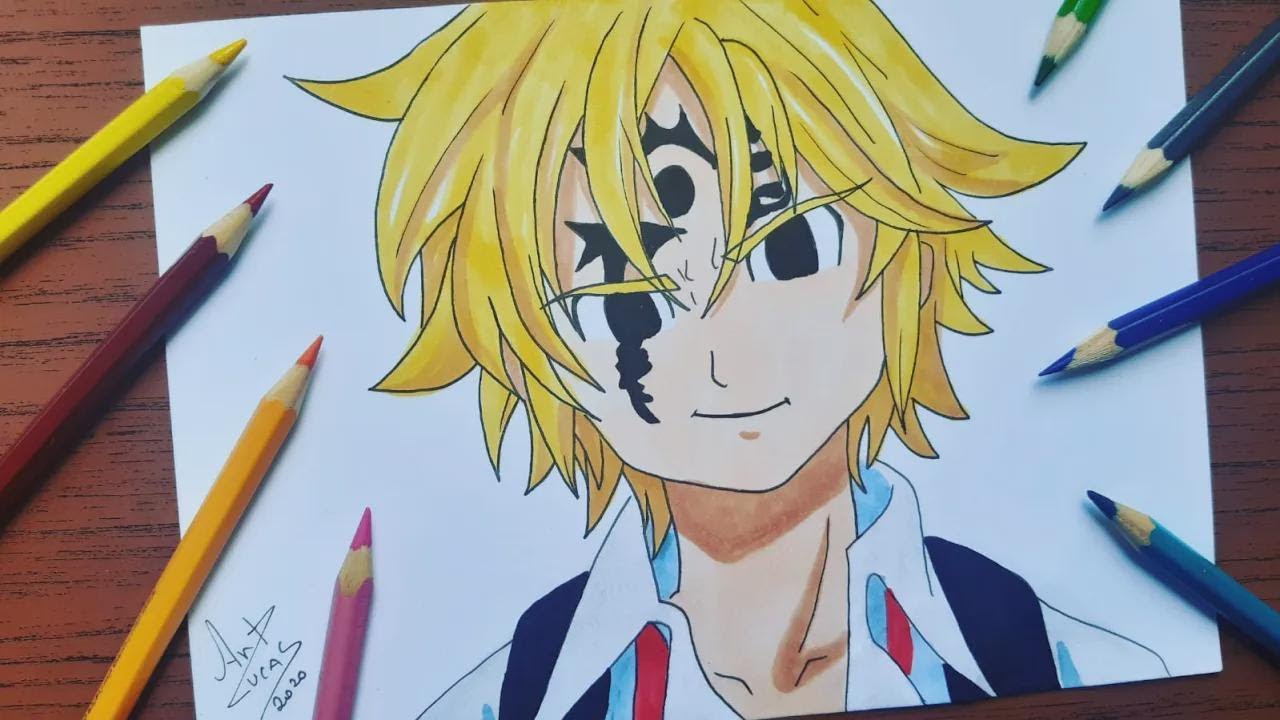 How to Draw Meliodas from The Seven Deadly Sins – Wrath Sin Tutorial