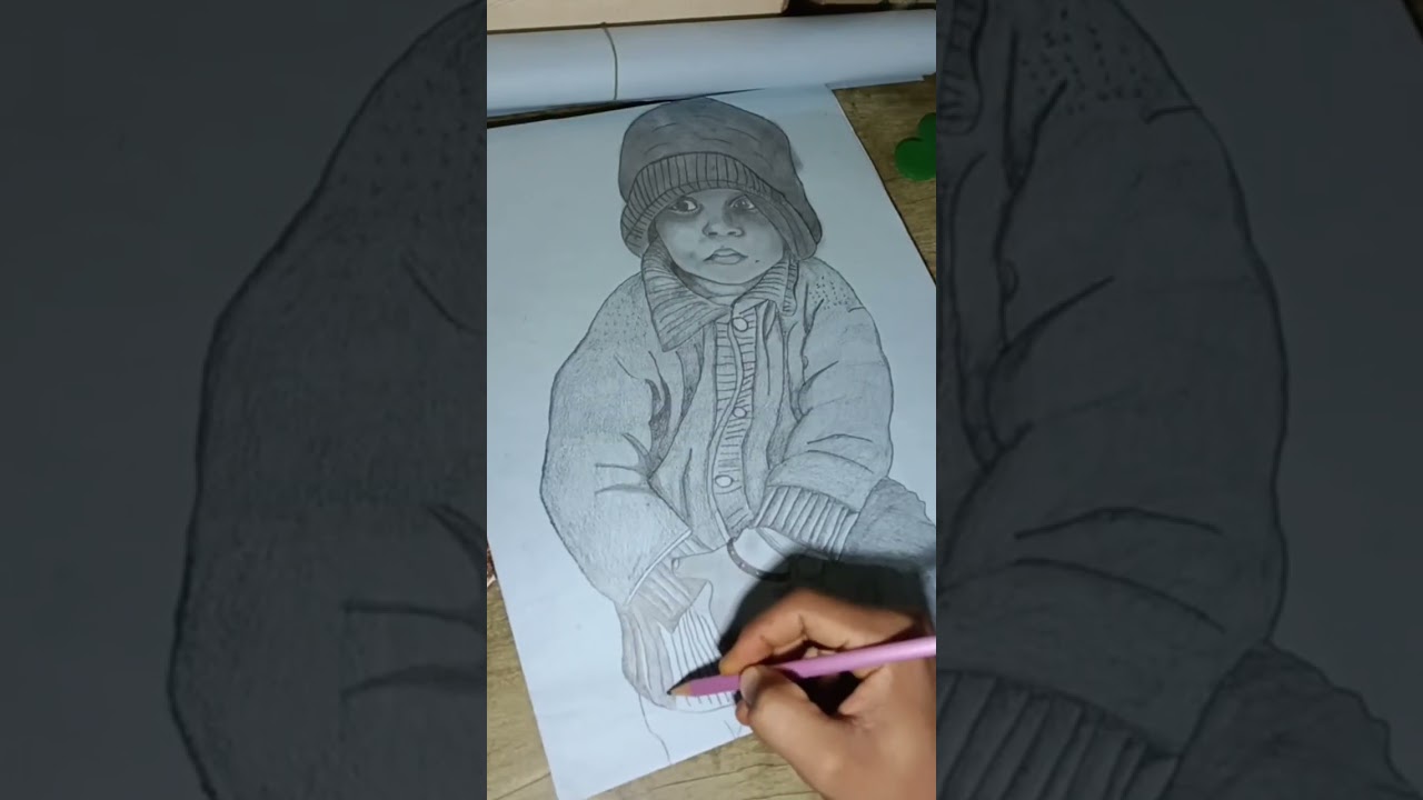 baby sketch portrait 🥰😘