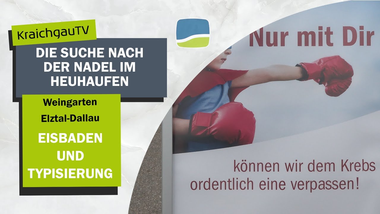 1. Charity Eisbaden Weingarten – Nasse Spendenaktion für blut.eV und Typisierungsaktion in Dallau